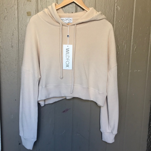 Wildfox Tops - Wild fox Trenton cropped hoodie